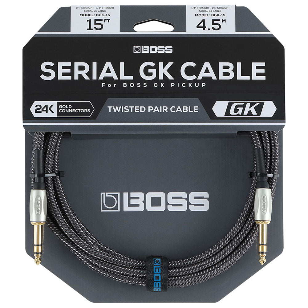 Boss 15ft BGK-15 Serial GK Cable ; Boss 15ft BGK-15 Serial GK Cable Detail
