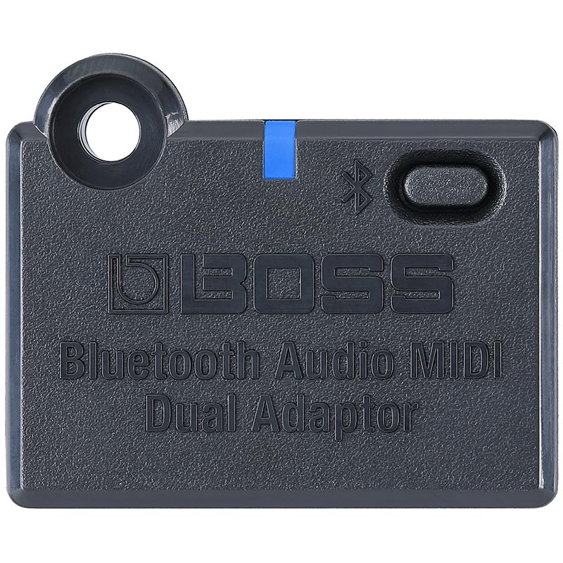 Boss BT-DUAL Bluetooth MIDI Adaptor front ; Boss BT-DUAL Bluetooth MIDI Adaptor