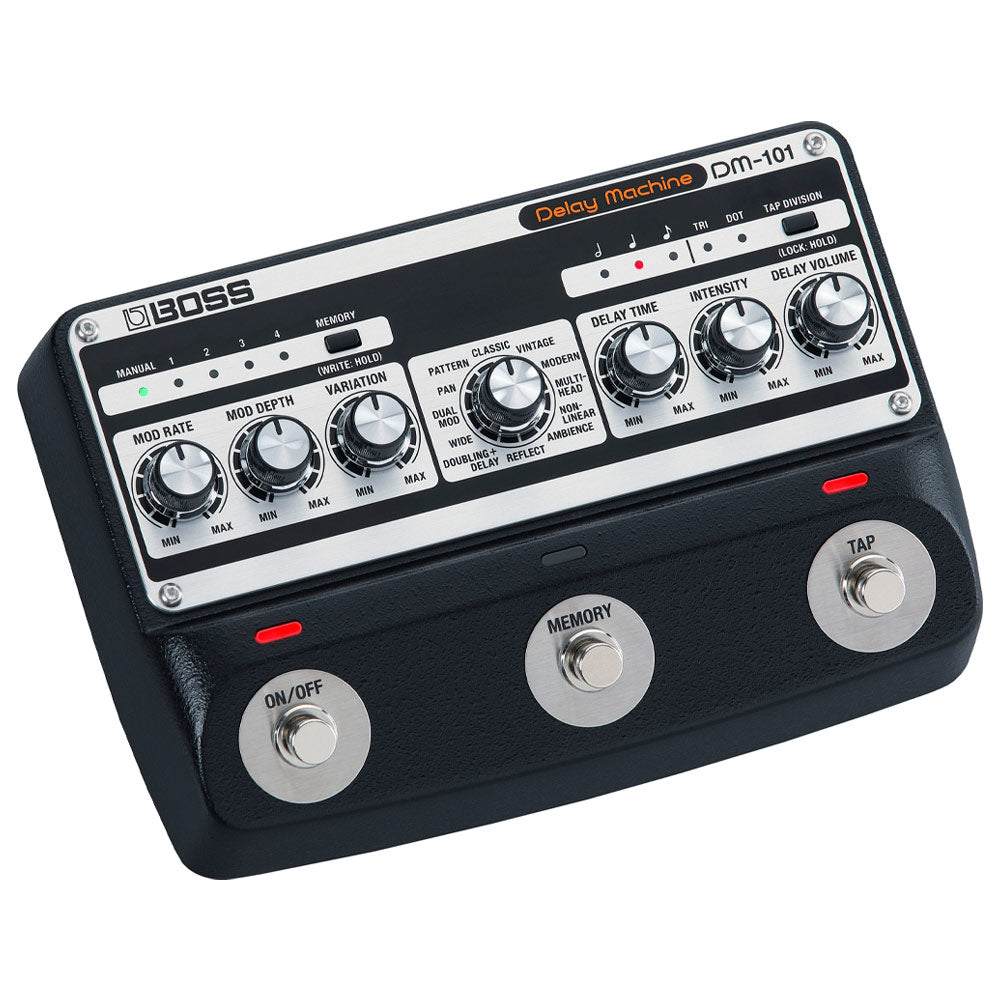 Boss DM-101 Delay Machine ; Boss DM-101 Delay Machine Angle ; Boss DM-101 Delay Machine Rear