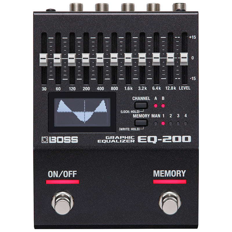 Boss EQ200 ; Boss EQ-200 Graphic Equalizer ; Boss EQ-200 Graphic Equalizer