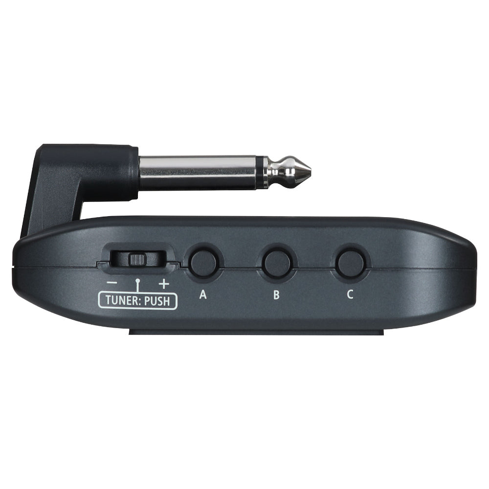 Boss Katana Go 2 Headphone Amplifier Front View ; Boss Katana Go 2 Headphone Amplifier Left Control View ; Boss Katana Go 2 Headphone Amplifier Right Control View