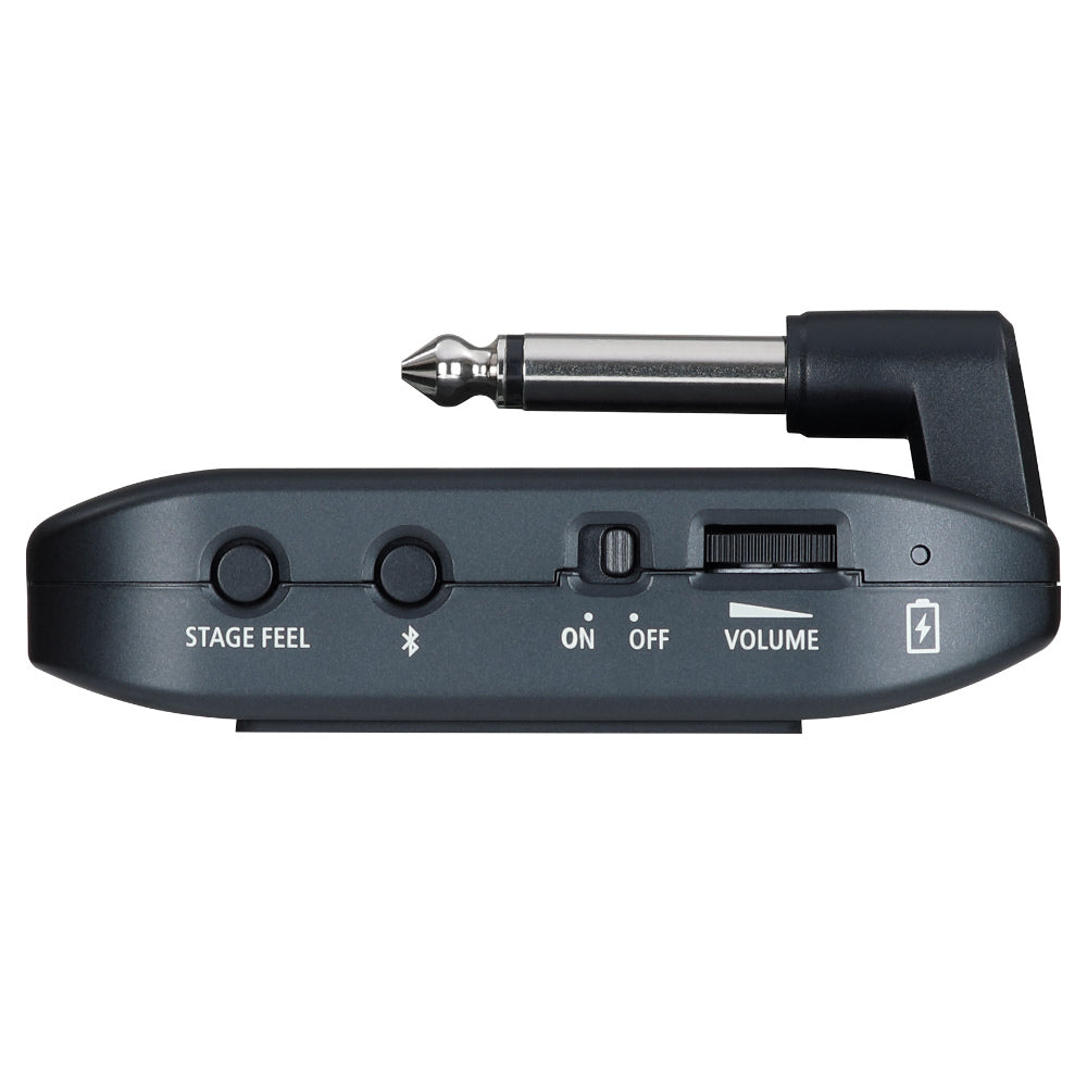 Boss Katana Go 2 Headphone Amplifier Front View ; Boss Katana Go 2 Headphone Amplifier Left Control View ; Boss Katana Go 2 Headphone Amplifier Right Control View