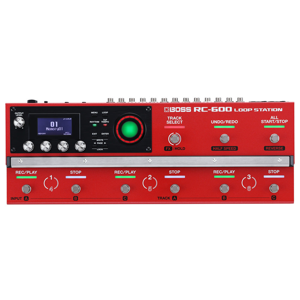 Boss RC-600 Top ; Boss RC-600 Profile ; Boss RC-600 Rear