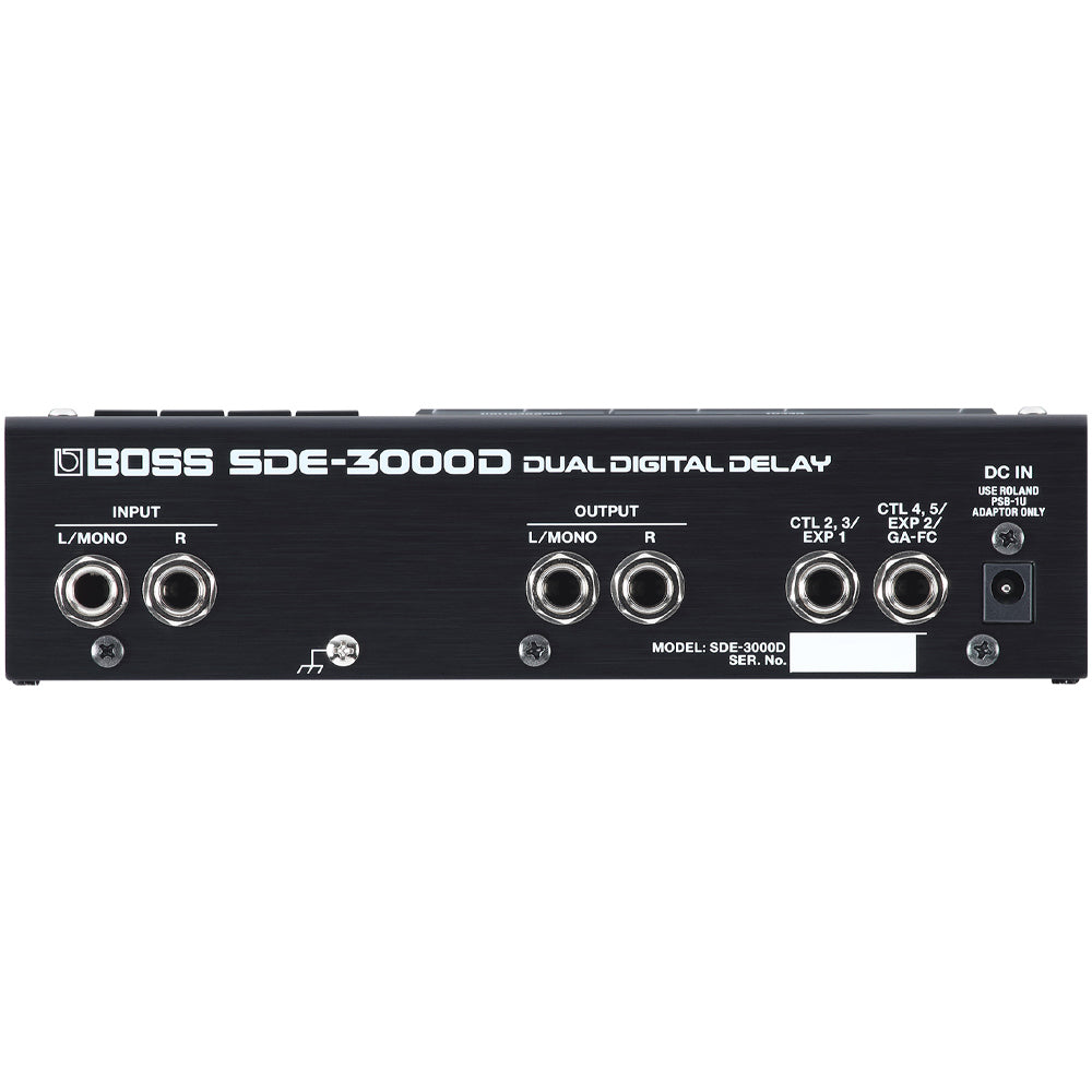 Boss SDE-3000D Dual Digital Delay Front ; Boss SDE-3000D Dual Digital Delay Rear