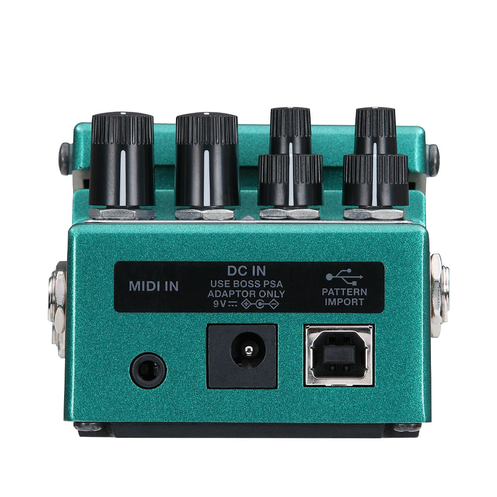 Boss SL-2 Slicer Effect Pedal Front ; Boss SL-2 Slicer Effect Pedal Angle ; Boss SL-2 Slicer Effect Pedal Rear