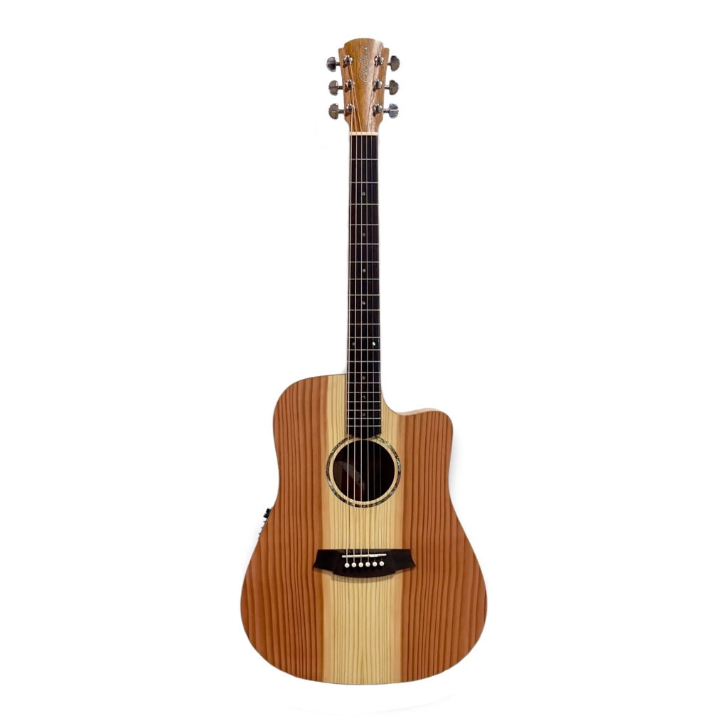 Cole Clark Studio FL1EC Redwood Maple Dreadnought Acoustic Guitar