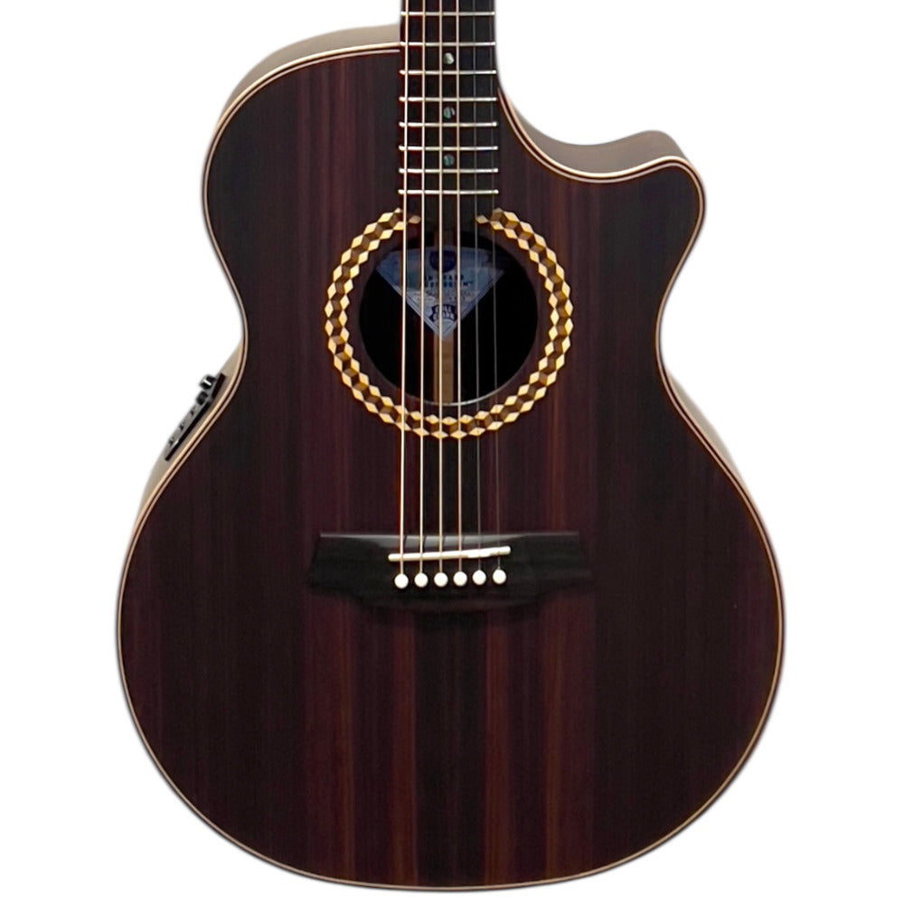 Cole Clark Recording AN2EC All Rosewood Body View ; Cole Clark Recording AN2EC All Rosewood Full View ; Cole Clark Recording AN2EC All Rosewood Back View