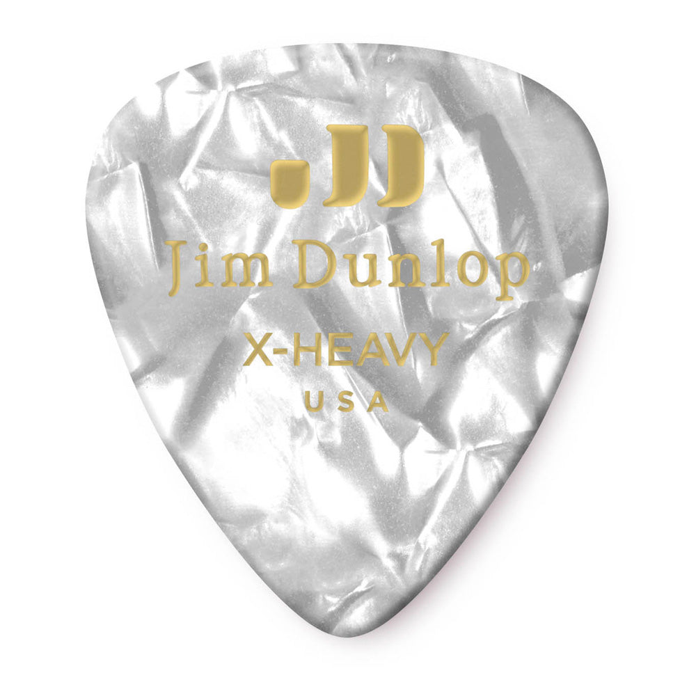 Dunlop Celluloid Pearloid Extra Heavy Guitar Picks - 12 Pack