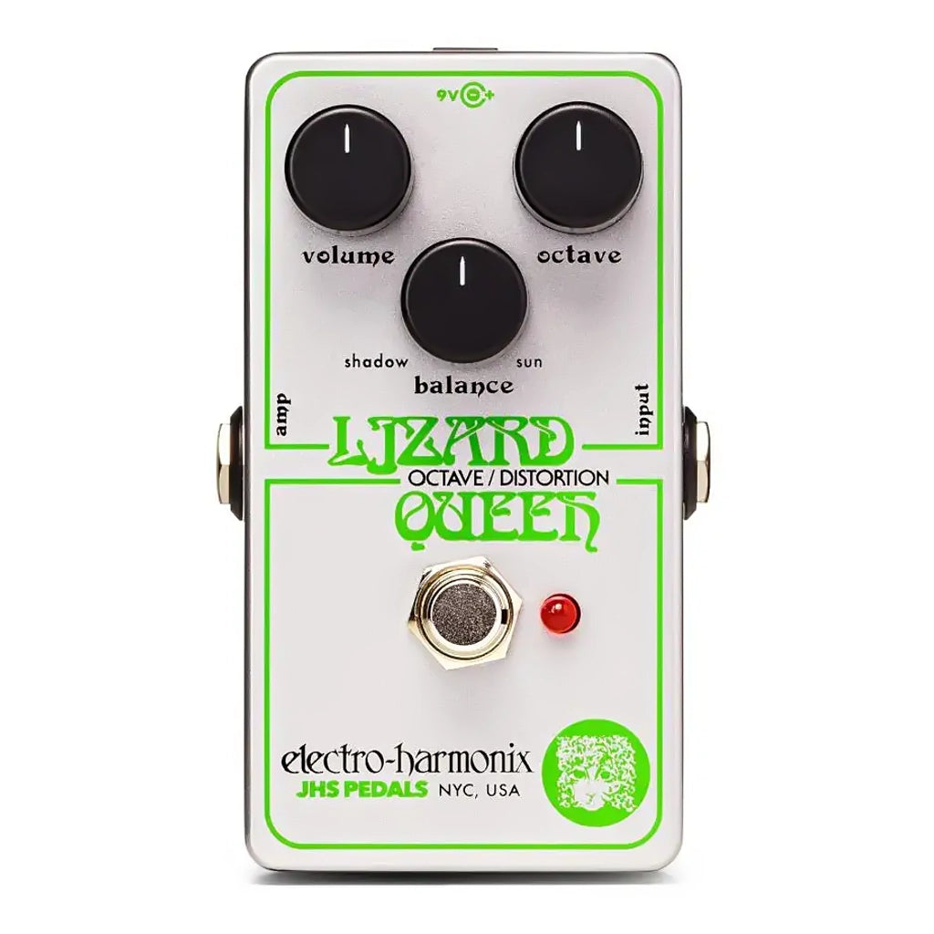 Electro-Harmonix x JHS Lizard Queen Octave Fuzz / Distortion Front View