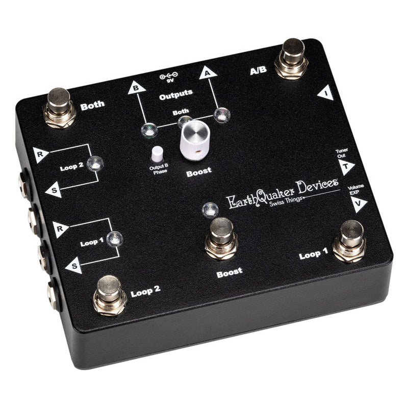 Earthquaker Devices Swiss Things ; Earthquaker Devices Swiss Things Pedalboard Reconciler