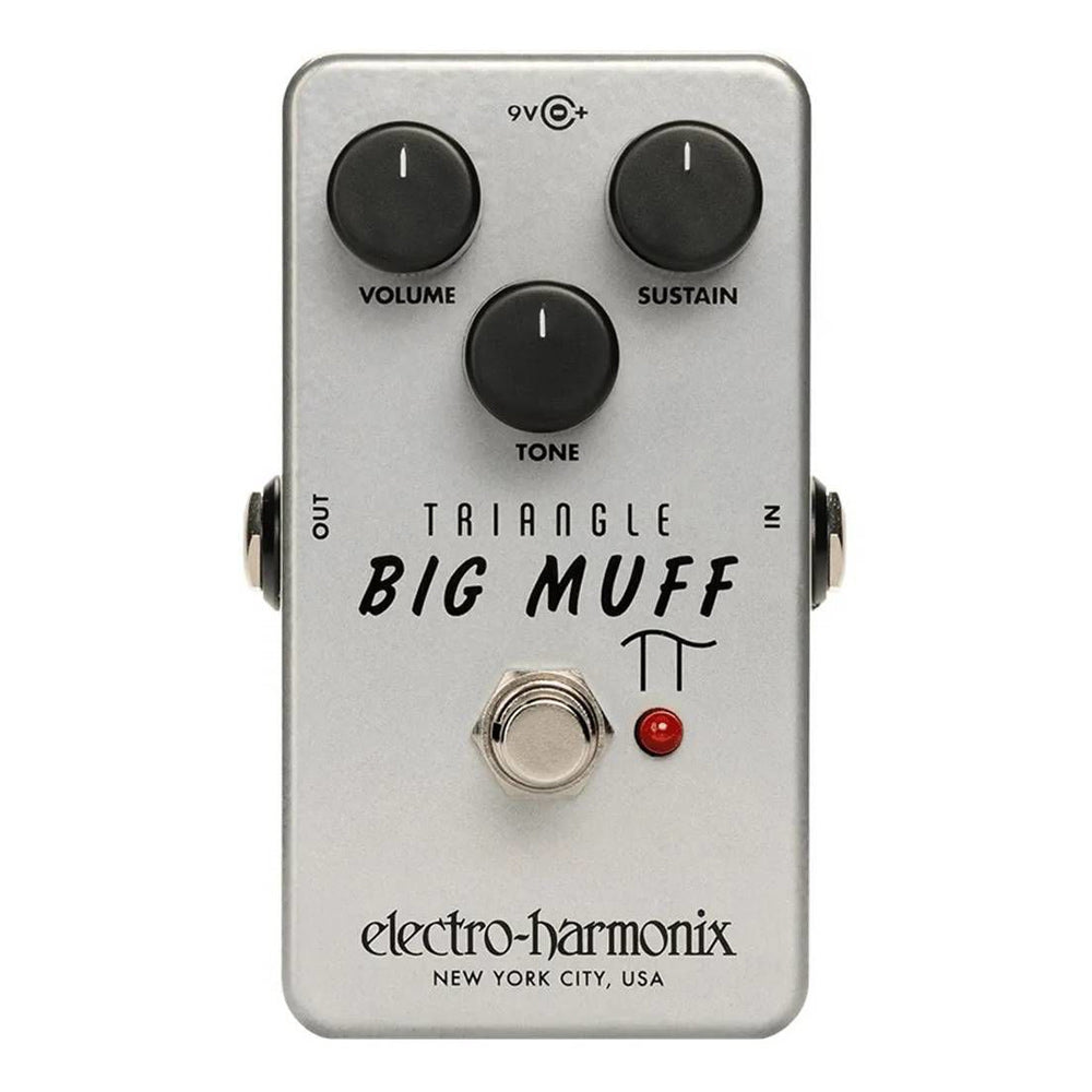 Electro Harmonix Triangle Big Muff Pi ; Electro Harmonix Triangle Big Muff Pi Left Side ; Electro Harmonix Triangle Big Muff Pi Right Side ; Electro Harmonix Triangle Big Muff Pi Top
