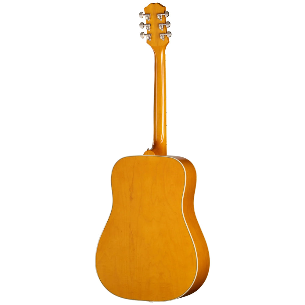Epiphone Dove Studio Natural Body View ; Epiphone Dove Studio Natural Full View ; Epiphone Dove Studio Natural Back View