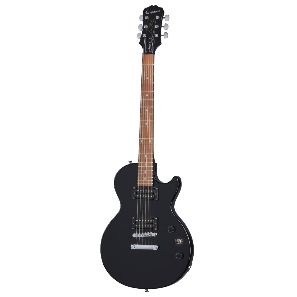 Epiphone Les Paul Special E1 Ebony Front ; Epiphone Les Paul Special E1 Ebony Full
