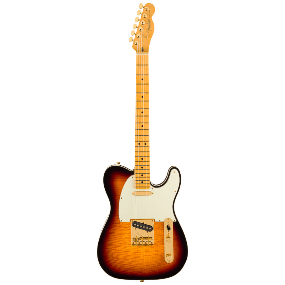 Fender 75th Anniversary American Professional Custom Telecaster 2-Colour Sunburst Body View ; Fender 75th Anniversary American Professional Custom Telecaster 2-Colour Sunburst Full ; Fender 75th Anniversary American Professional Custom Telecaster 2-Colour Sunburst Back View