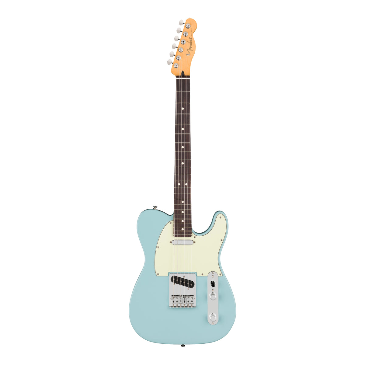 Fender 75th Anniversary Player II Telecaster Rosewood Fingerboard (Daphne Blue) Full View