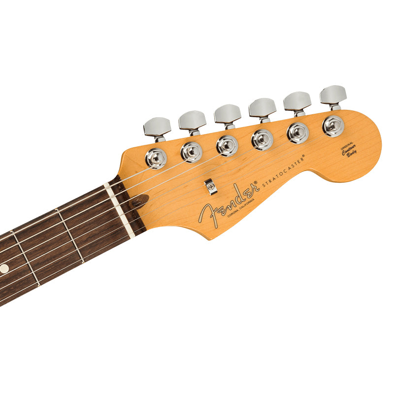 Fender AM Pro II Strat Olympic White Body ; Fender AM Pro II Strat Olympic white ; Fender AM Pro II STrat RW Headstock
