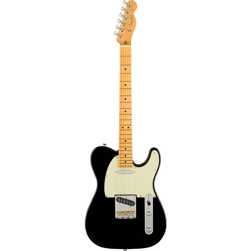 Fender American Professional II Telecaster Black body ; Fender American Professional II Telecaster Black all ; Fender American Professional II Telecaster Black back