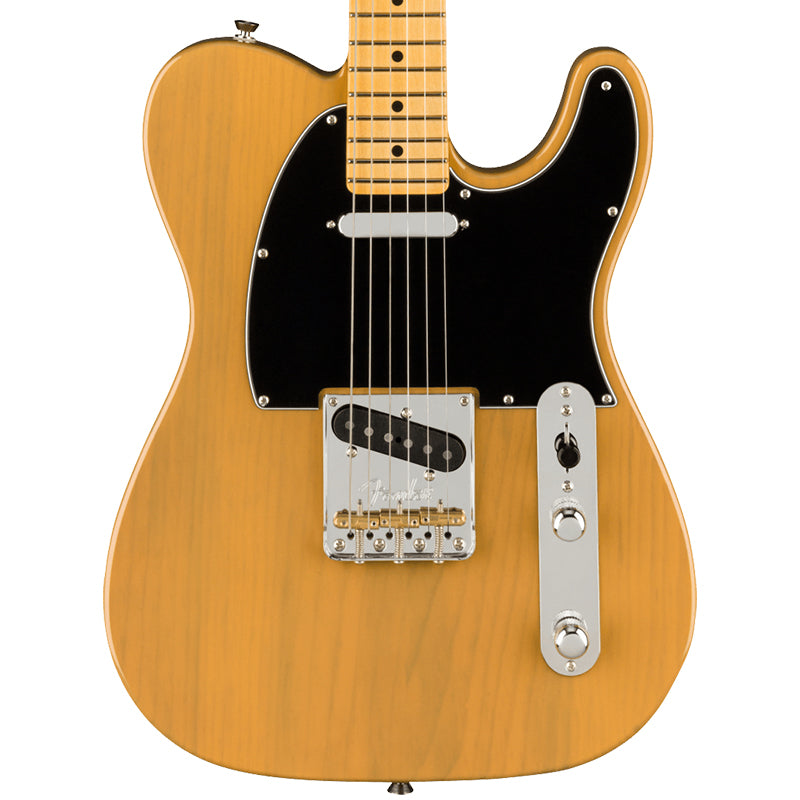 Fender Am Pro II Tele Butterscotch Blonde Body ; Fender American Professional II Telecaster Maple (Butterscotch Blonde) ; Fender American Professional II Telecaster Butterscotch Blonde back view