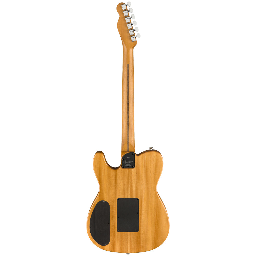 Fender American Acoustasonic Telecaster Sunburst Close view ; Fender American Acoustasonic Telecaster Sunburst Full view ; Fender American Acoustasonic Telecaster Sunburst Back view