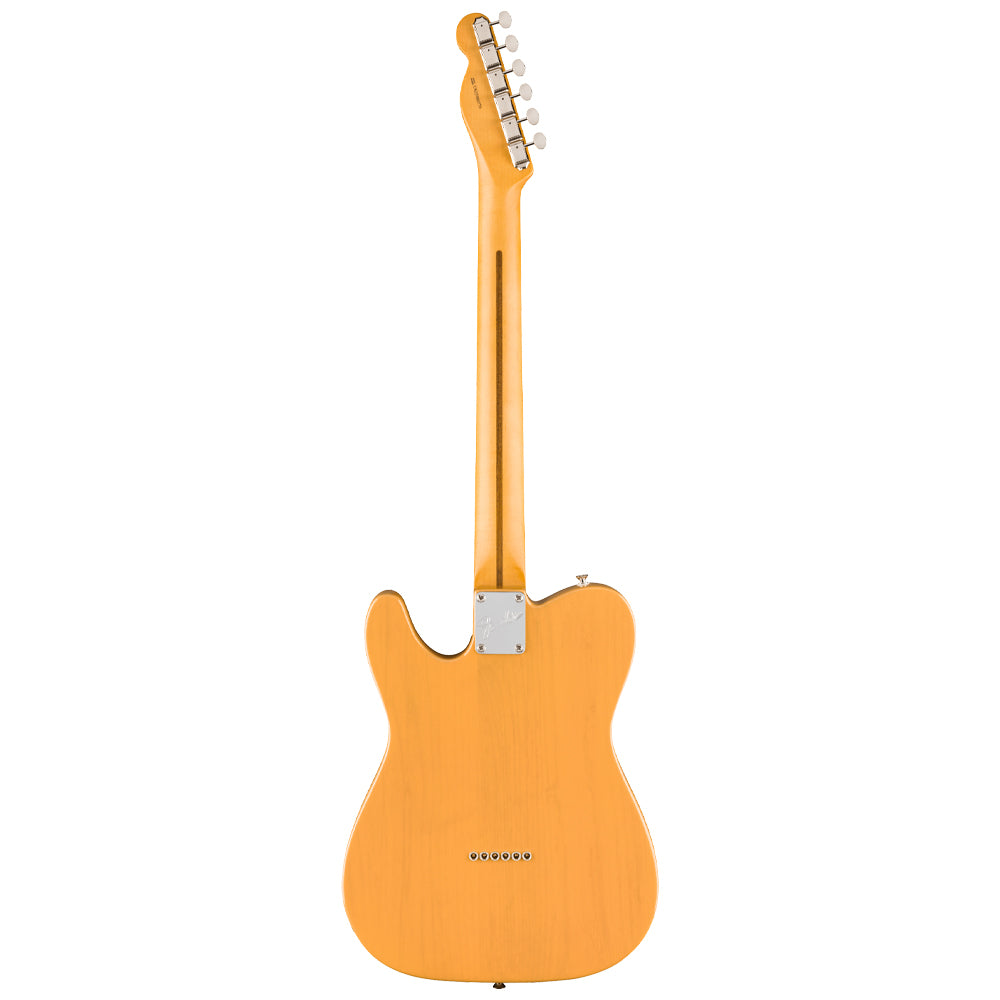 Fender American Professional Classic Telecaster Maple Butterscotch Blonde Close view ; Fender American Professional Classic Telecaster Maple Butterscotch Blonde full view ; Fender American Professional Classic Telecaster Maple Butterscotch Blonde back view