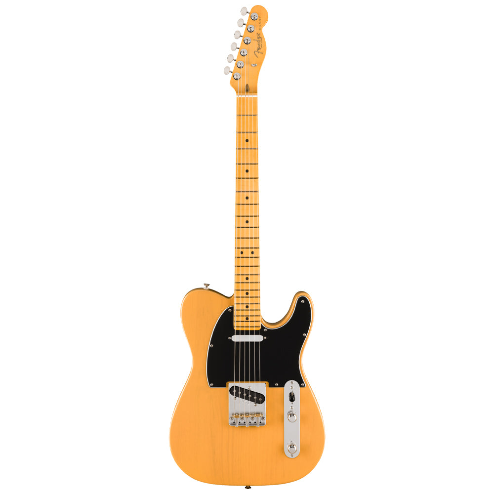 Fender American Professional Classic Telecaster Maple Butterscotch Blonde Close view ; Fender American Professional Classic Telecaster Maple Butterscotch Blonde full view ; Fender American Professional Classic Telecaster Maple Butterscotch Blonde back view