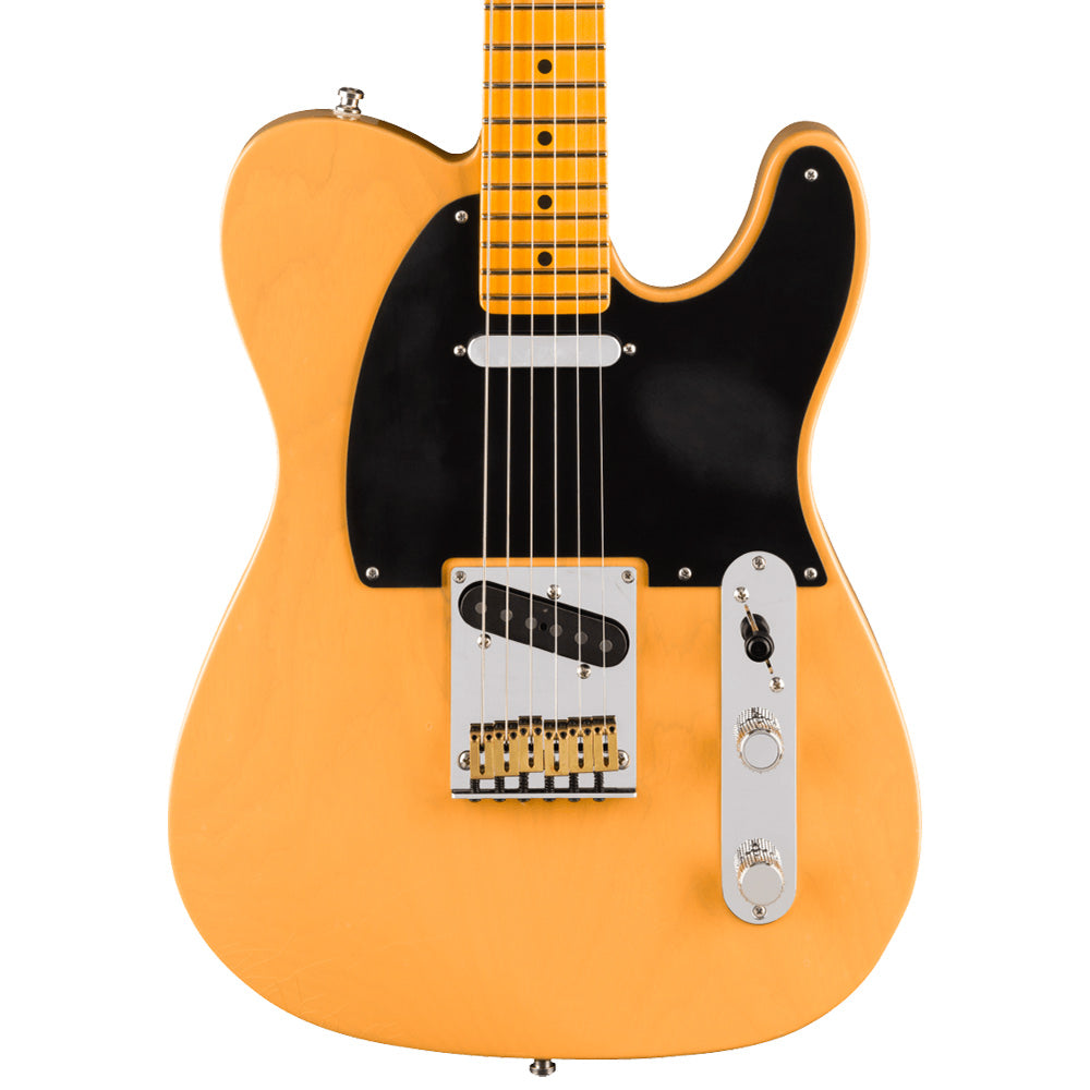 Fender American Ultra Luxe Vintage '50s Telecaster Butterscotch Blonde Close view ; Fender American Ultra Luxe Vintage '50s Telecaster Butterscotch Blonde Full view ; Fender American Ultra Luxe Vintage '50s Telecaster Butterscotch Blonde Back view