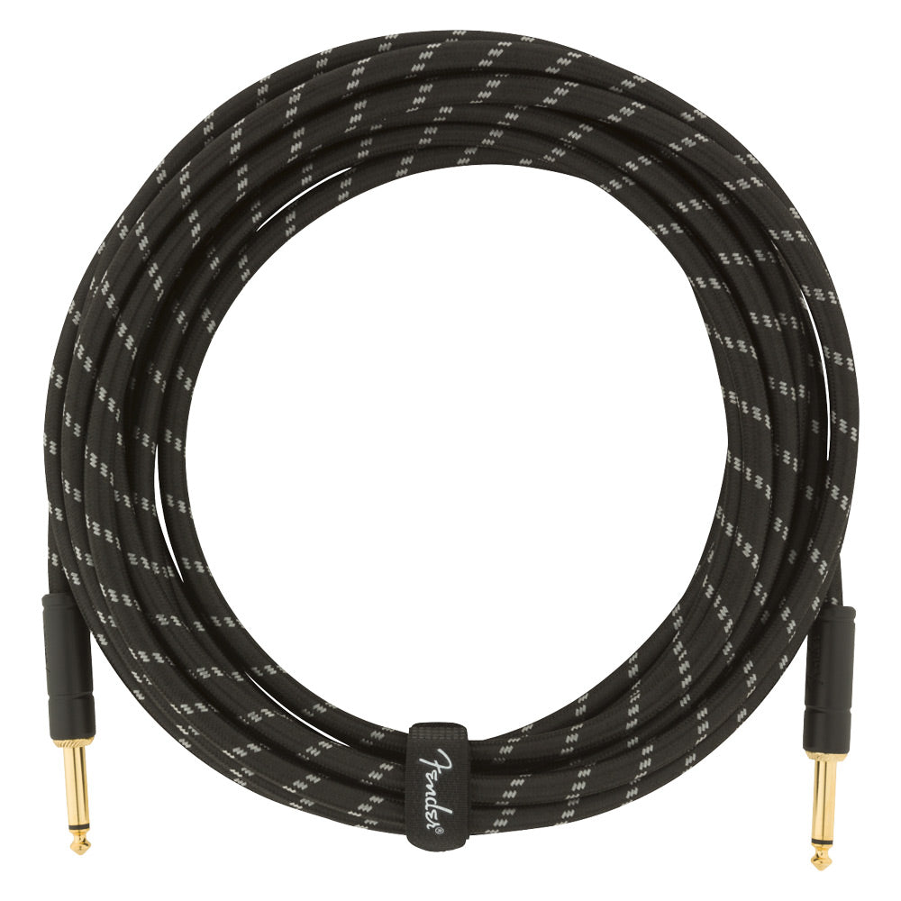 Fender Black Tweed Guitar Lead ; Fender 10ft Cable Black Tweed