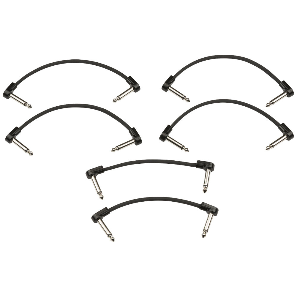 Fender Blockchain Patch Cable Kit Black Extra Small Pkg ; Fender Blockchain Patch Cable Kit Black Extra Small Cables