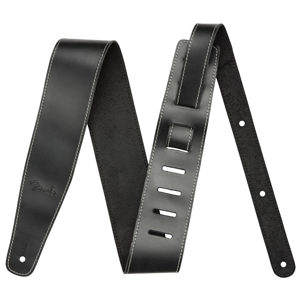 Fender Broken-In Leather Strap 2.5" Black