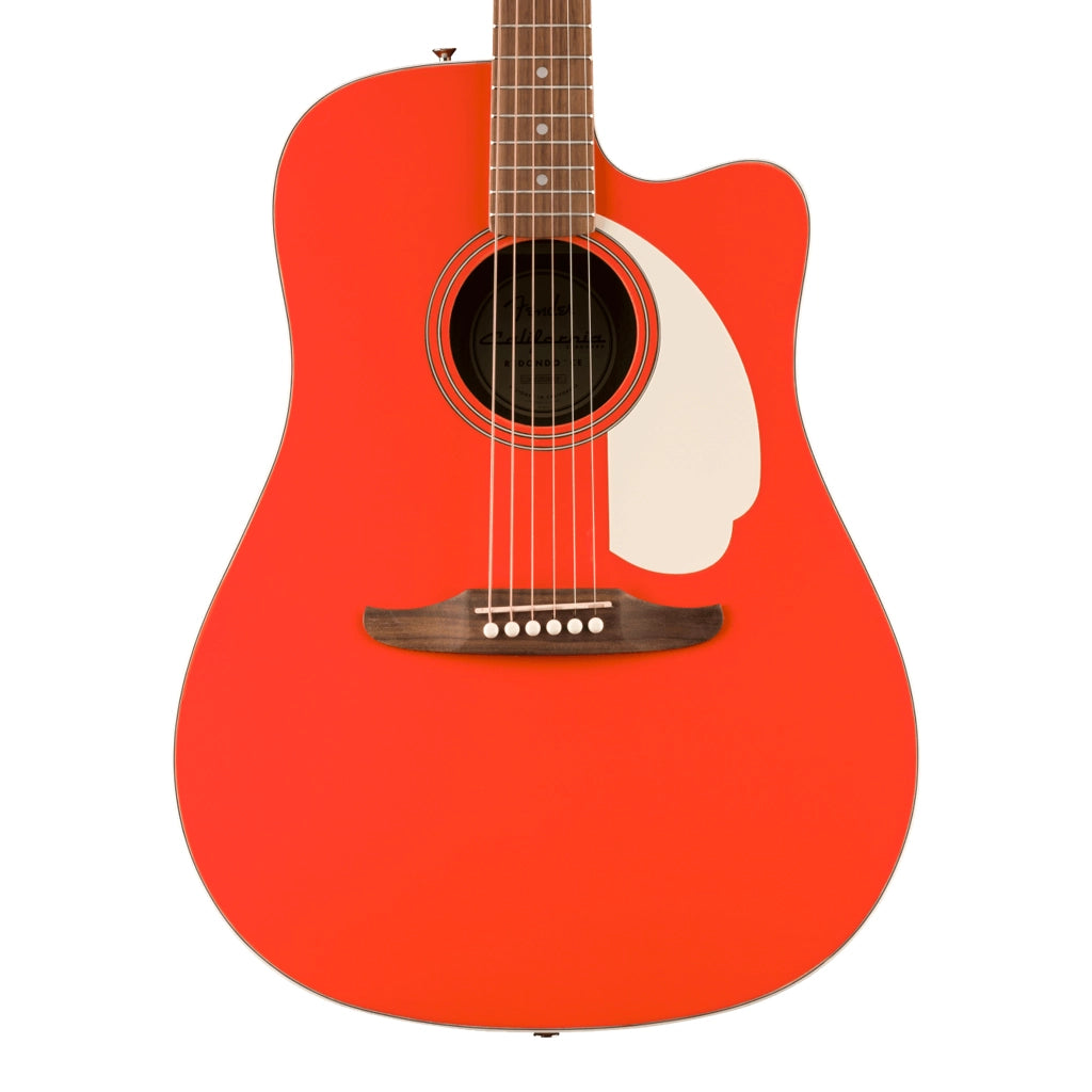 Fender California Standard Redondo CE Acoustic/Electric Guitar (Fiesta Red)