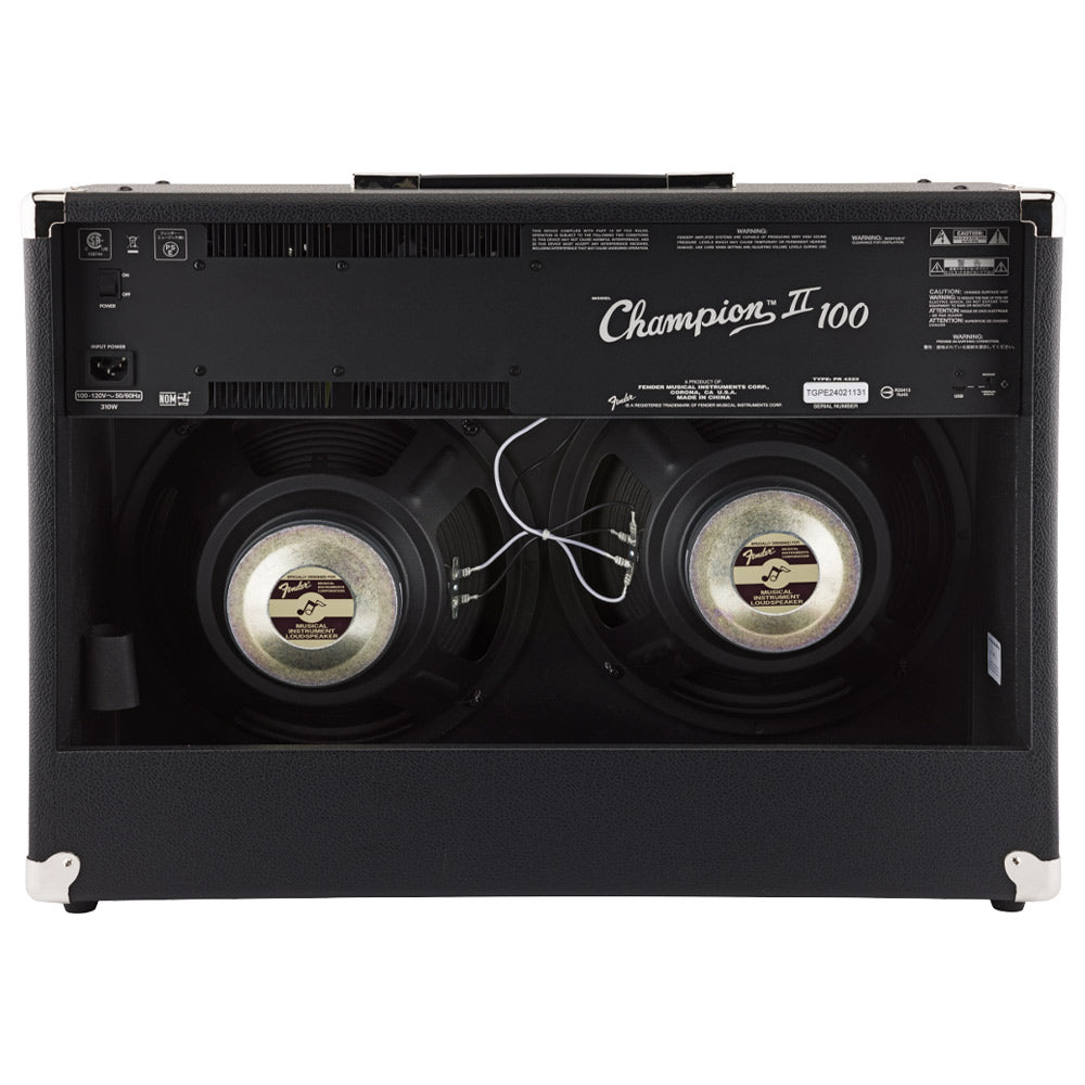 Fender Champion II 100 2×12″ Combo Guitar Amplifier ; Fender Champion II 100 2×12″ Combo Guitar Amplifier ; Fender Champion II 100 2×12″ Combo Guitar Amplifier