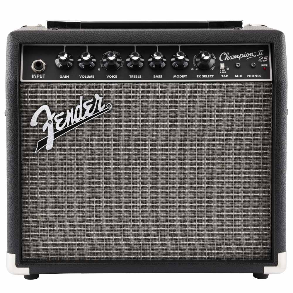 Fender Champion II 25 Guitar Amplifier Front ; Fender Champion II 25 Guitar Amplifier Rear