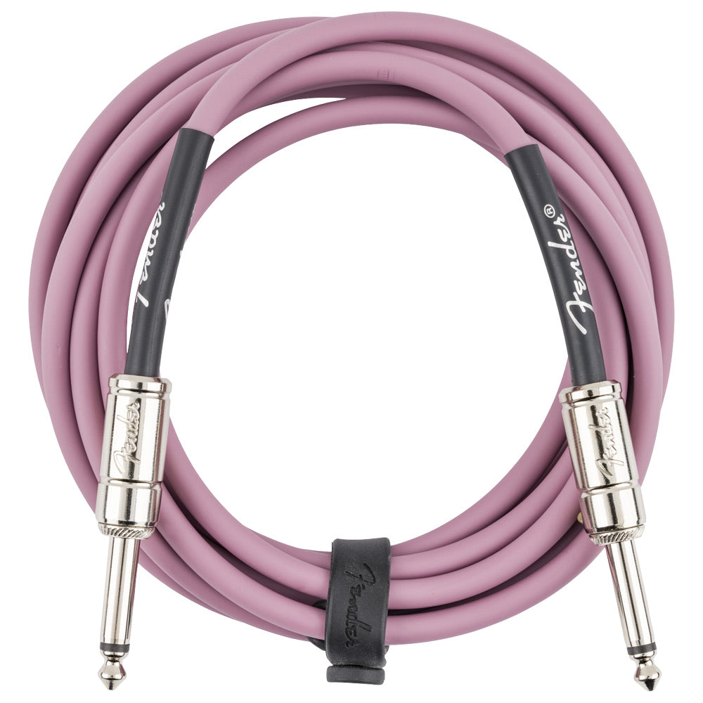 Fender Contour Instrument Cable 10ft Burgundy Mist Unpacked ; Fender Contour Instrument Cable 10ft Burgundy Mist Packed