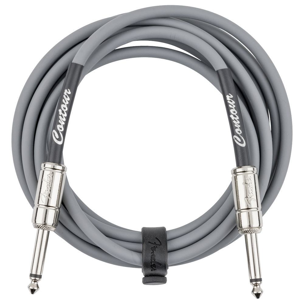 Fender Contour Instrument Cable 10ft Inca Silver Unpacked ; Fender Contour Instrument Cable 10ft Inca Silver Packed