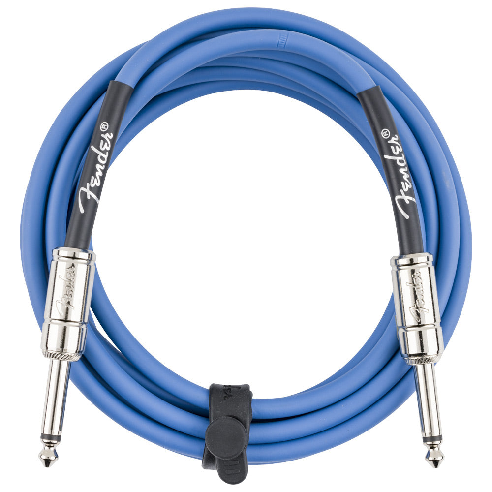 Fender Contour Instrument Cable 10ft Lake Placid Blue Unpacked ; Fender Contour Instrument Cable 10ft Lake Placid Blue Packed