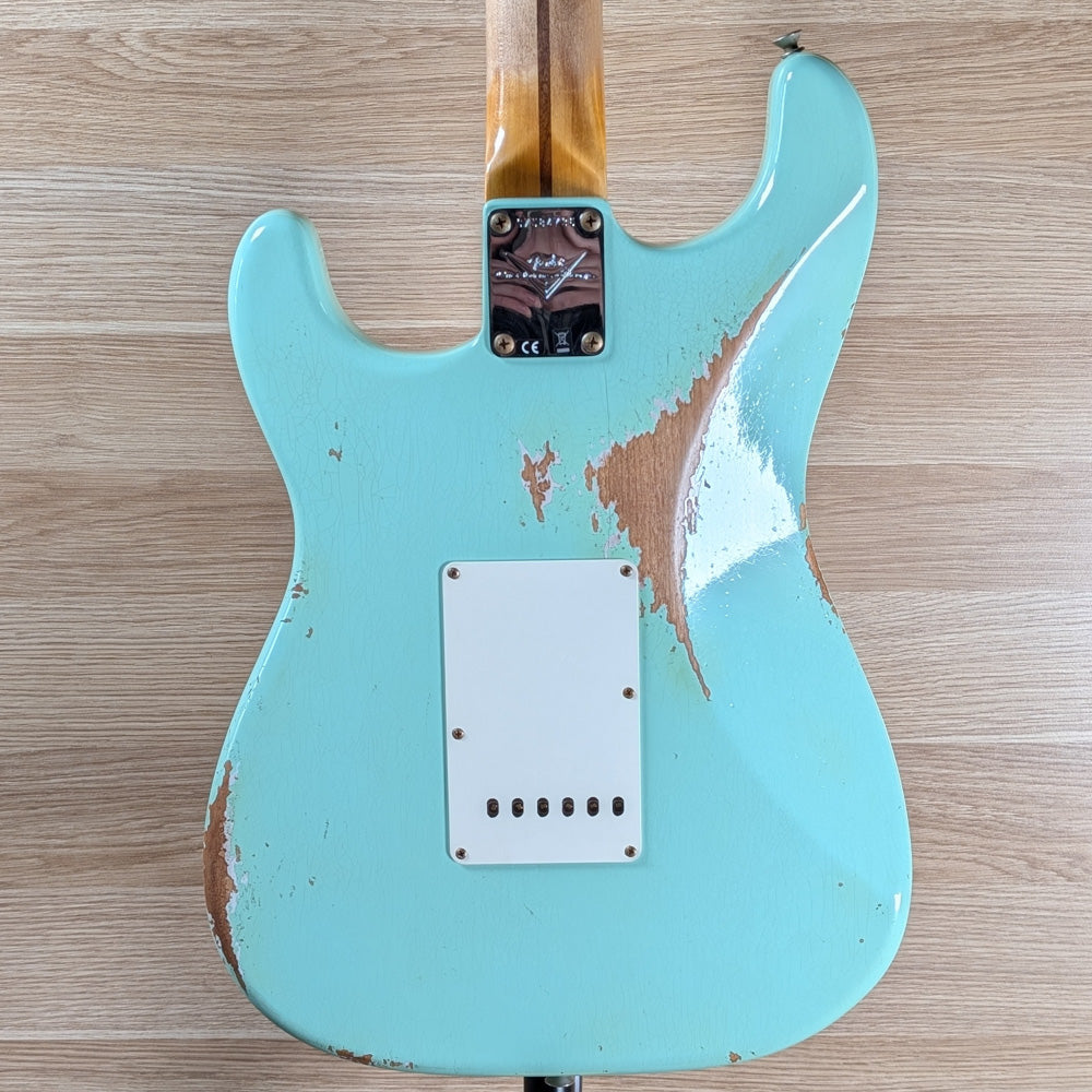 Fender Custom Shop 1957 Stratocaster Heavy Relic (Aged Surf Green) ; Fender Custom Shop 1957 Stratocaster Heavy Relic (Aged Surf Green) ; Fender Custom Shop 1957 Stratocaster Heavy Relic (Aged Surf Green) ; Fender Custom Shop 1957 Stratocaster Heavy Relic (Aged Surf Green)