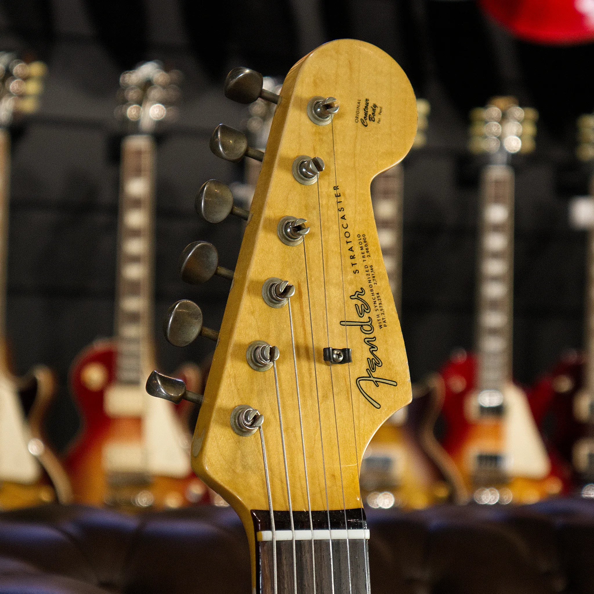 Fender Custom Shop Michael Landau 1963 Stratocaster Relic (Fiesta Red over 3-Colour Sunburst)
