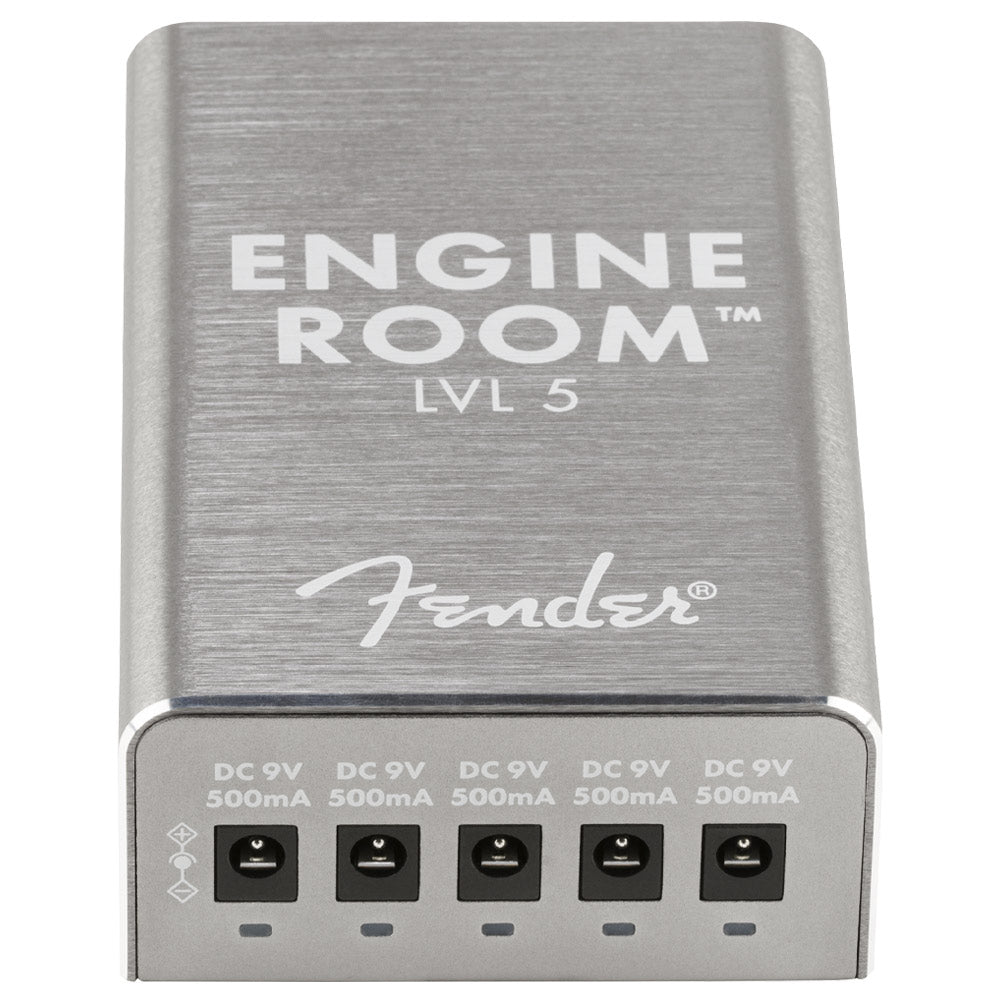 Fender Engine Room LVL5 Pedal Power Supply Main ; Fender Engine Room LVL5 Pedal Power Supply Front ; Fender Engine Room LVL5 Pedal Power Supply Inputs ; Fender Engine Room LVL5 Pedal Power Supply Rear