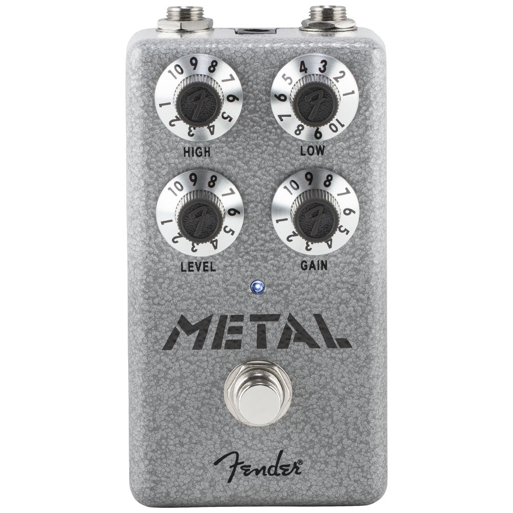 Fender Hammertone Metal Pedal Front ; Fender Hammertone Metal Pedal Top ; Fender Hammertone Metal Pedal Above