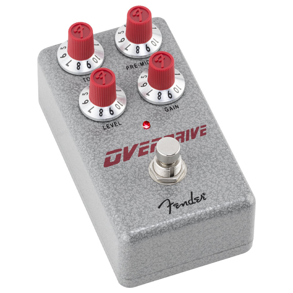 Fender Hammertone Overdrive Pedal Front ; Fender Hammertone Overdrive Pedal Top ; Fender Hammertone Overdrive Pedal Above