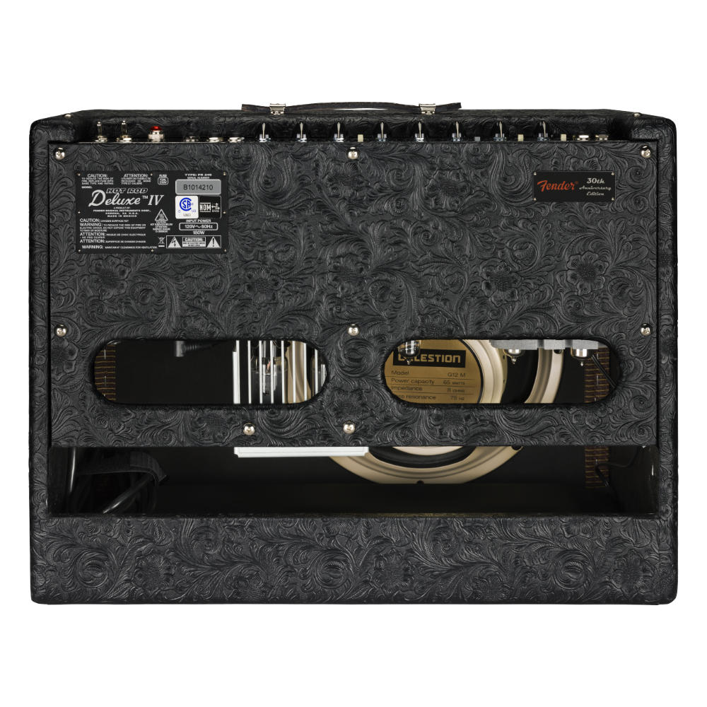 Fender Limited Edition Hot Rod 30th Anniversary Front View ; Fender Limited Edition Hot Rod 30th Anniversary Top & Controls View ; Fender Limited Edition Hot Rod 30th Anniversary Back View