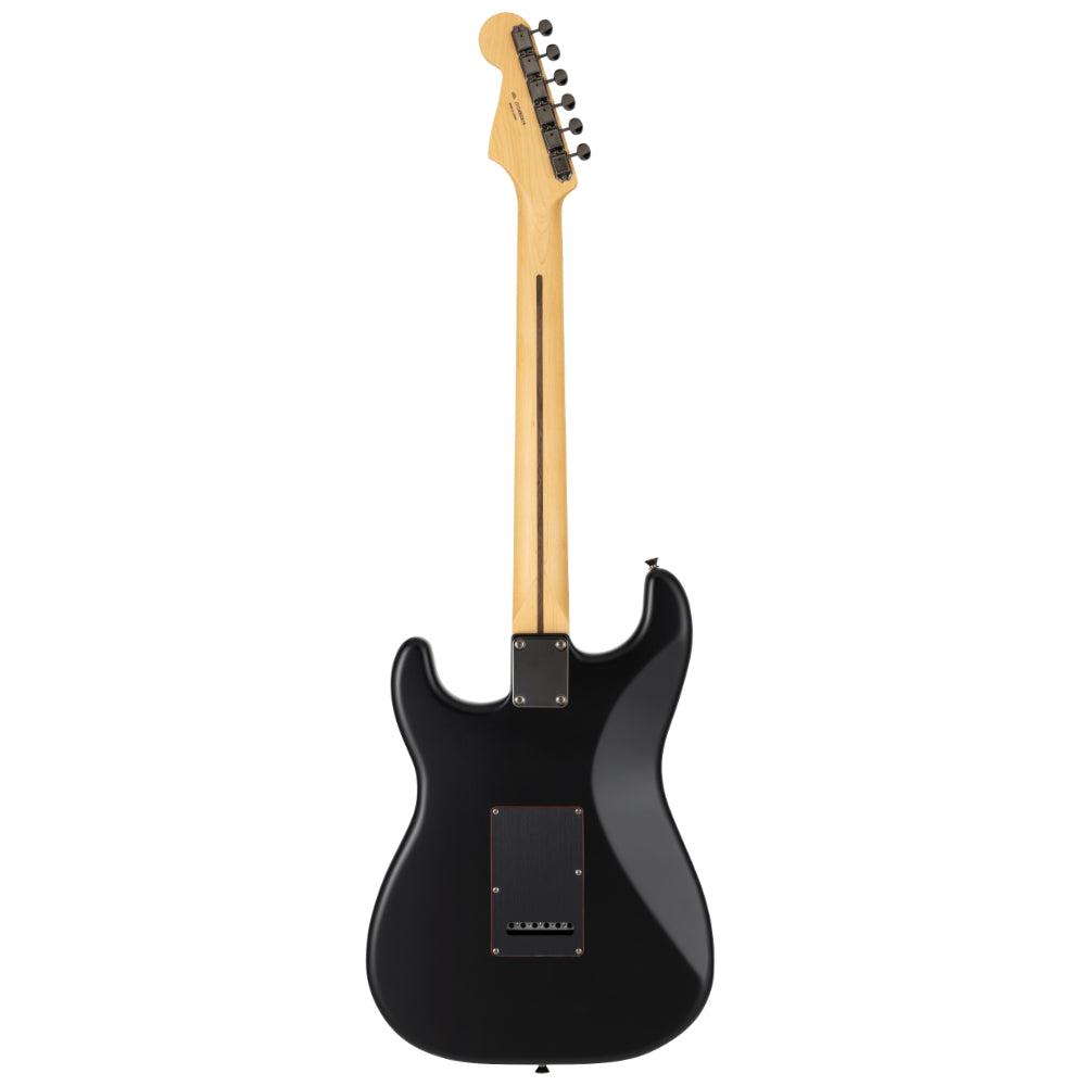 Fender Limited Edition Hybrid II Stratocaster Noir Black Body View ; Fender Limited Edition Hybrid II Stratocaster Noir Black Full View ; Fender Limited Edition Hybrid II Stratocaster Noir Black Back View