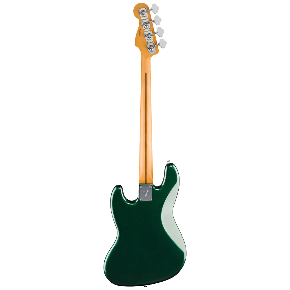 Fender Limited Edition Player II Jazz Bass British Racing Green Body View ; Fender Limited Edition Player II Jazz Bass British Racing Green Full View ; Fender Limited Edition Player II Jazz Bass British Racing Green Back View