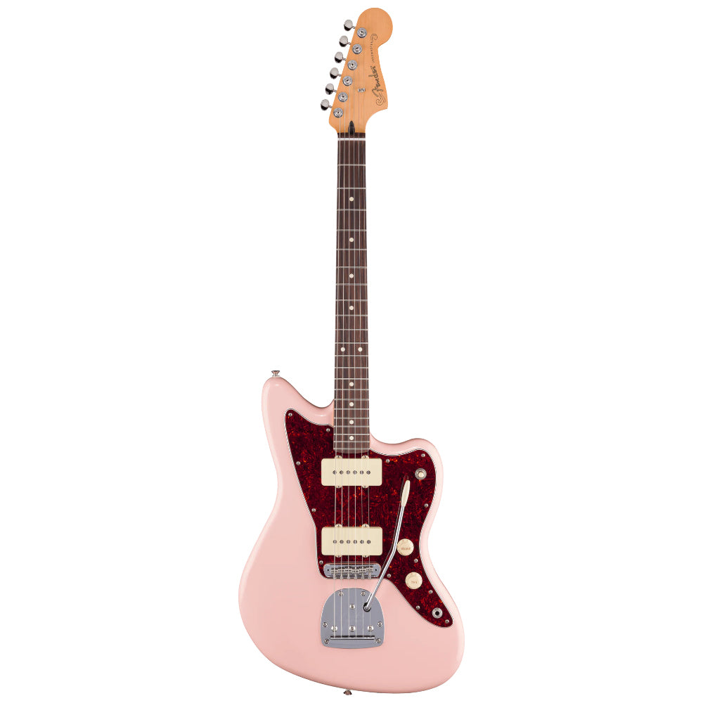 Fender Limited Edition Player II Jazzmaster Shell Pink Body View ; Fender Limited Edition Player II Jazzmaster Shell Pink Full View ; Fender Limited Edition Player II Jazzmaster Shell Pink Back View