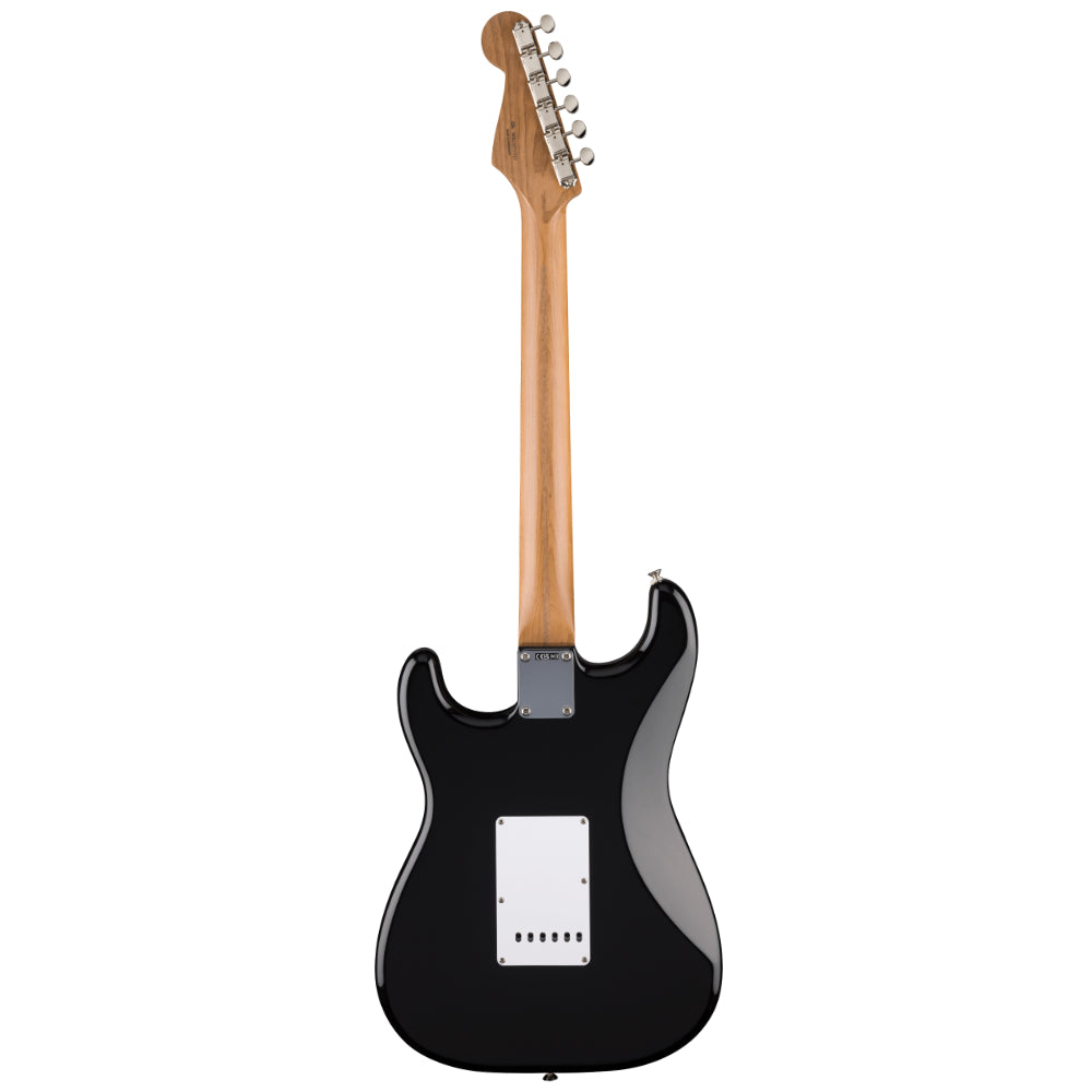 Fender Limited Edition Vintera II '50s Stratocaster Black Body View ; Fender Limited Edition Vintera II '50s Stratocaster Black Full View ; Fender Limited Edition Vintera II '50s Stratocaster Black Back View