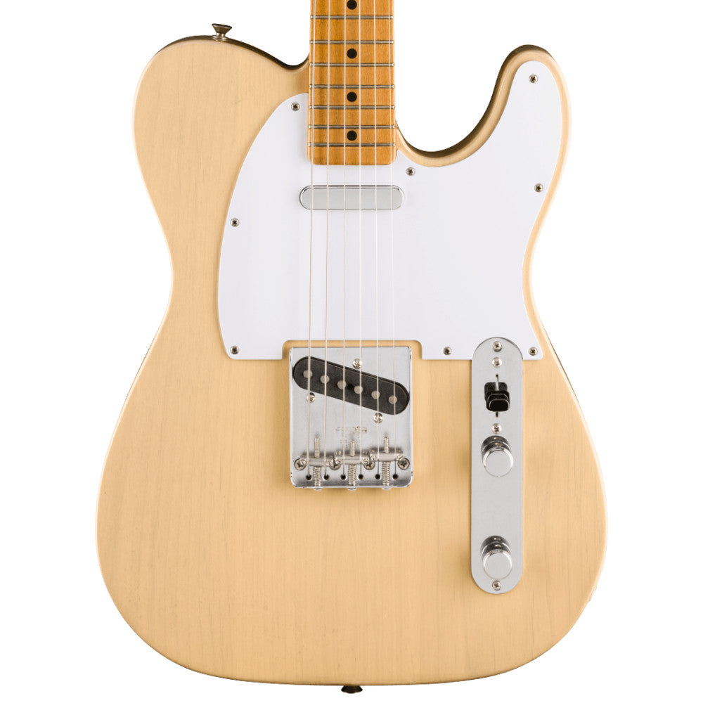 Fender Limited Edition Vintera II Road-Worn 60s Telecaster Maple Blonde Body View ; Fender Limited Edition Vintera II Road-Worn 60s Telecaster Maple Blonde Full View ; Fender Limited Edition Vintera II Road-Worn 60s Telecaster Maple Blonde Back View