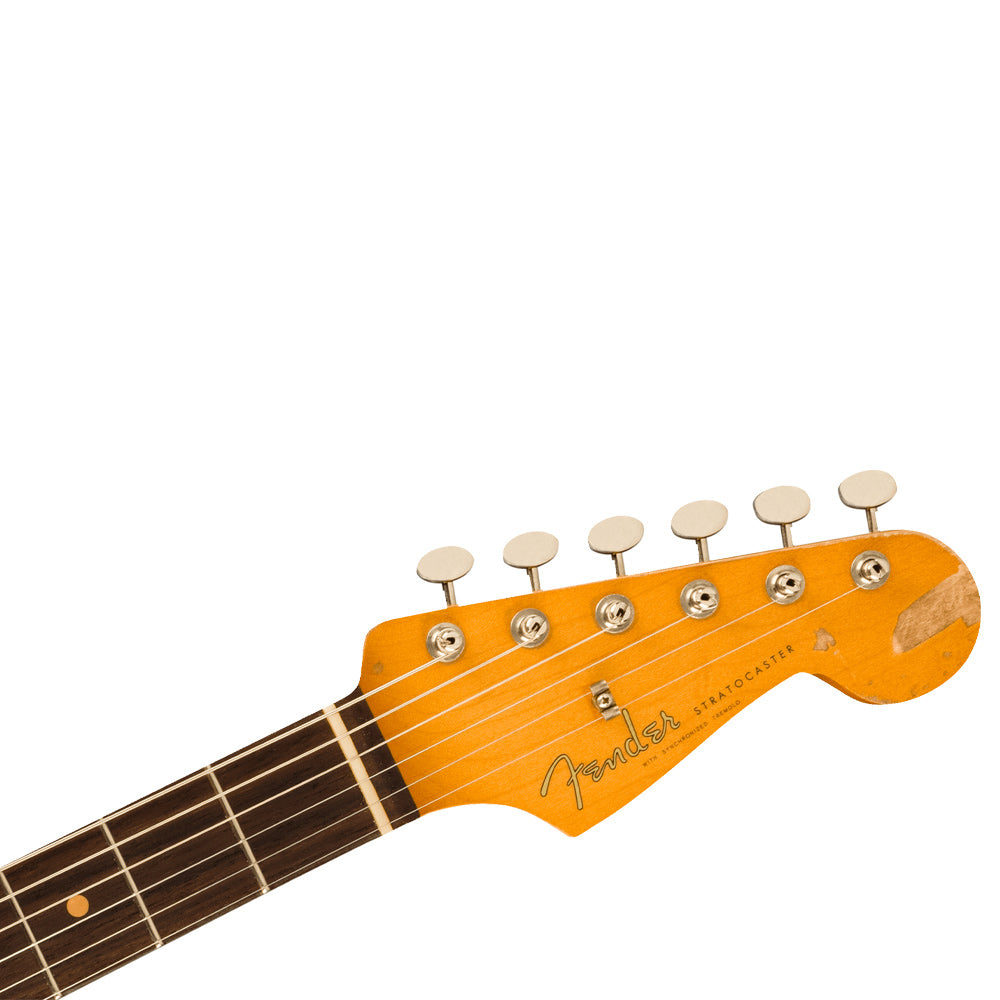 Fender Mike McCready Stratocaster 3-Colour Sunburst Front ; Fender Mike McCready Stratocaster 3-Colour Sunburst Full ; Fender Mike McCready Stratocaster 3-Colour Sunburst Rear Full ; Fender Mike McCready Stratocaster 3-Colour Sunburst Headstock Front ; Fender Mike McCready Stratocaster 3-Colour Sunburst Headstock Rear
