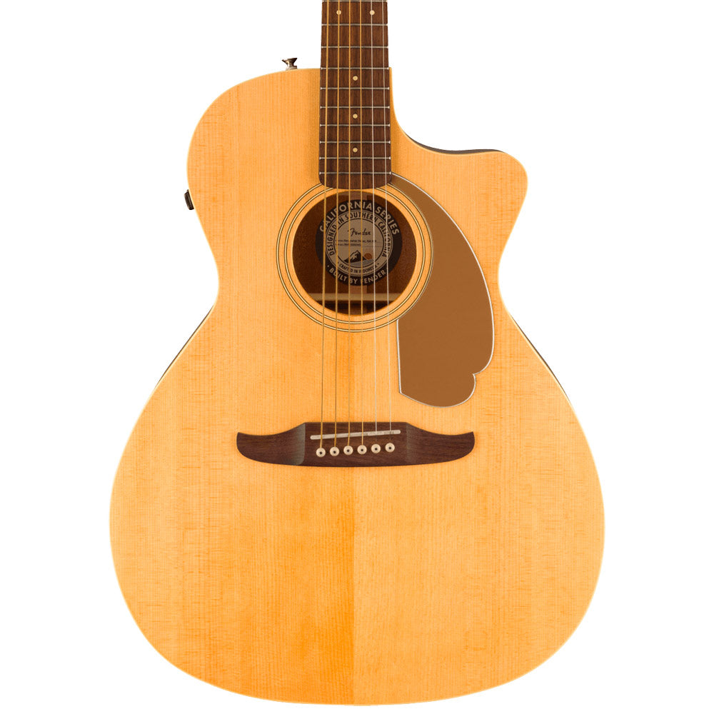 Fender Newporter Player Natural Acoustic/Electric Guitar Front ; Fender Newporter Player Natural Acoustic/Electric Guitar Full ; Fender Newporter Player Natural Acoustic/Electric Guitar Rear ; Fender Newporter Player Natural Acoustic/Electric Guitar Headstock