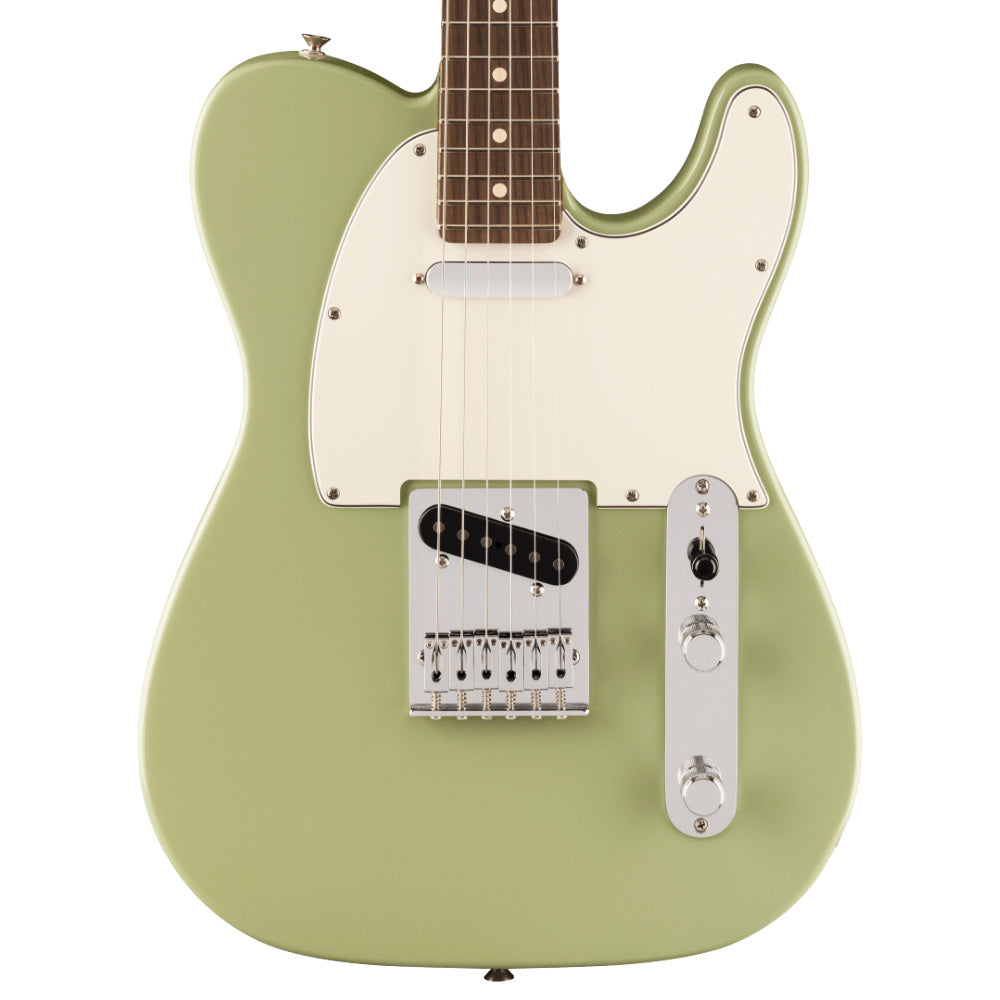 Fender Player II Telecaster Rosewood Birch Green Body View ; Fender Player II Telecaster Rosewood Birch Green Full View ; Fender Player II Telecaster Rosewood Birch Green Back View