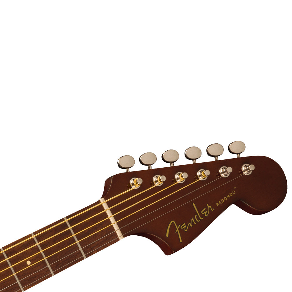 Fender Redondo Player Acoustic/Electric Guitar Sunburst Front ; Fender Redondo Player Acoustic/Electric Guitar Sunburst Full ; Fender Redondo Player Acoustic/Electric Guitar Sunburst Rear ; Fender Redondo Player Acoustic/Electric Guitar Sunburst Headstock